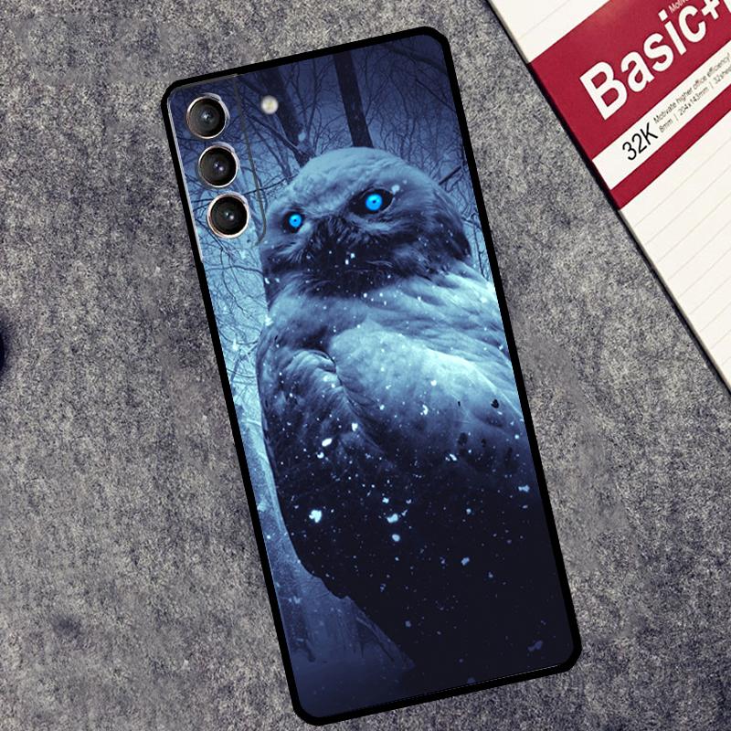 Animal Owl Case For Samsung Galaxy S25 S26 Ultra S20 S22 S23 S24 Ultra S21 Plus S10 S25 FE Cover Coque