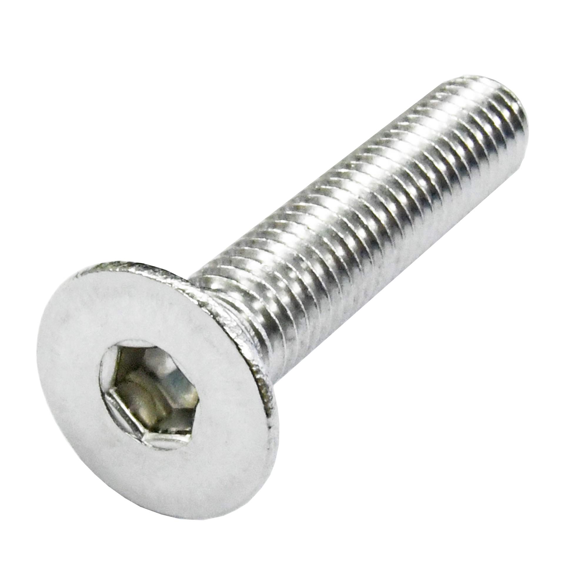 

Onokatsu Stainless Steel Hex Socket Flat Head Pack of Made in with Flat Head Bolts, M6x20, 30, Japan, Caps, 140-00-0620