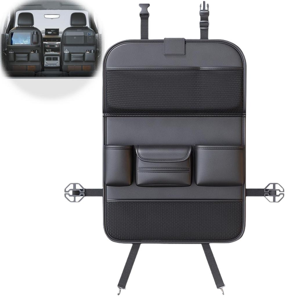 XLRPAT Car Accessories with Folding Table Tablet tissue storage box to keep your back seat neat and A item to protect your car with waterproof and