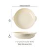 Stone Pattern Ceramic Fish Serving Bowl