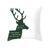 New Green Geometric Pillowcase Houndstooth Lattice Antler Plaid Sleeping Pillow Cover