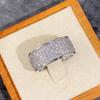 Cao Shi's Bestselling Five-Row Diamond Ring: Stylish Unisex Fashion Accessory