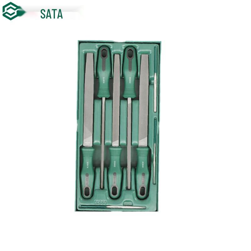 SATA 8-Piece File Set with Tool Tray 8-Piece