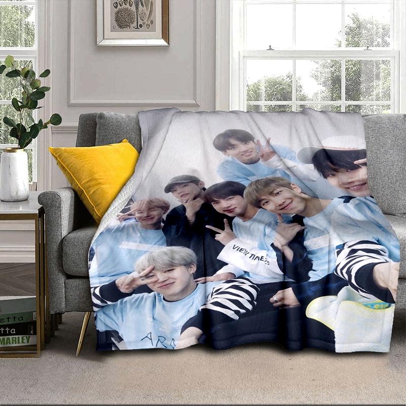 Vivid Dreams kpop Blanket Flannel Blanket for bed, sofa, Camping, Hiking, Picnic Essentials, gift for family Fan gifts