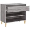 Shoe Rack Gray Sonoma 70x36x60 cm Engineered Wood