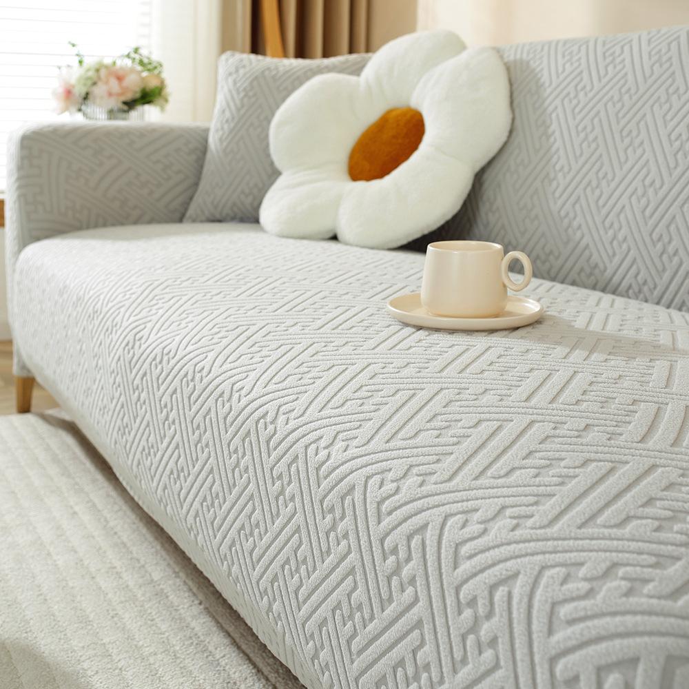 All-season Universal Dust Proof Sofa Cover Fully Covered  Anti Slip  Simple and Modern Elastic Anti Cat Paw Sofa Cover Cushion