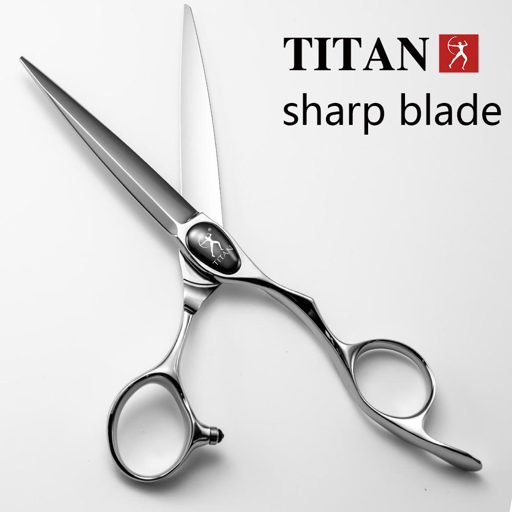 TITAN Hair Scissors Professional Barber Scissors Cutting Thinning Shear High-end Barber Tool Ats314 Steel 6inch Cnc