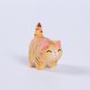 Aesthetic Wooden Cat Figurine Mini Cute Kitten Ornament for Bedroom Desktop Bookshelf Home Decor Unique Gift for Friends