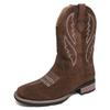 Neue Western Herren Cowboy Stiefel Vintage Mittelhohe Motorradstiefel Mode Wildleder Herren Stiefel Outdoor Freizeit Reitstiefel