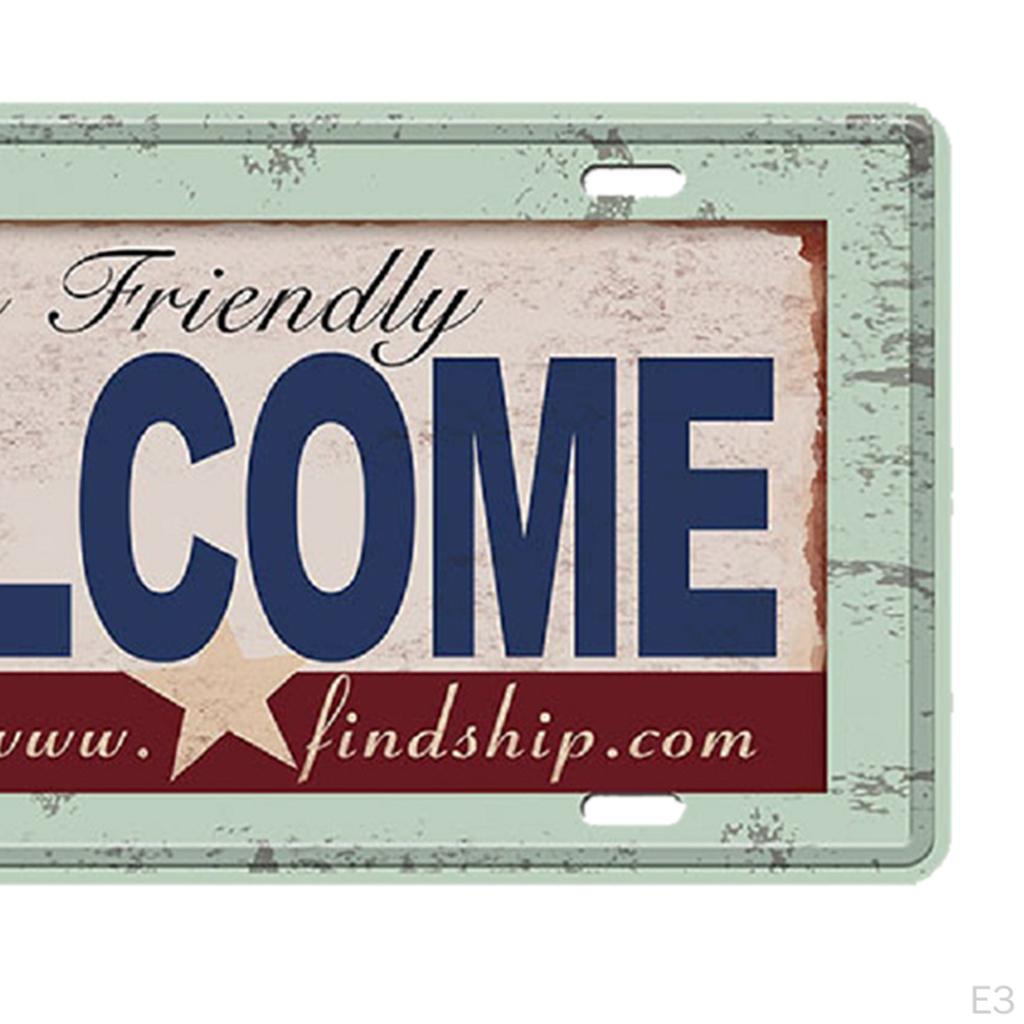 15 x 30cm Shabby Chic Metal Wall Sign Plaque Art Poster Restaurant Tavern Cafe Bar Pub Tin