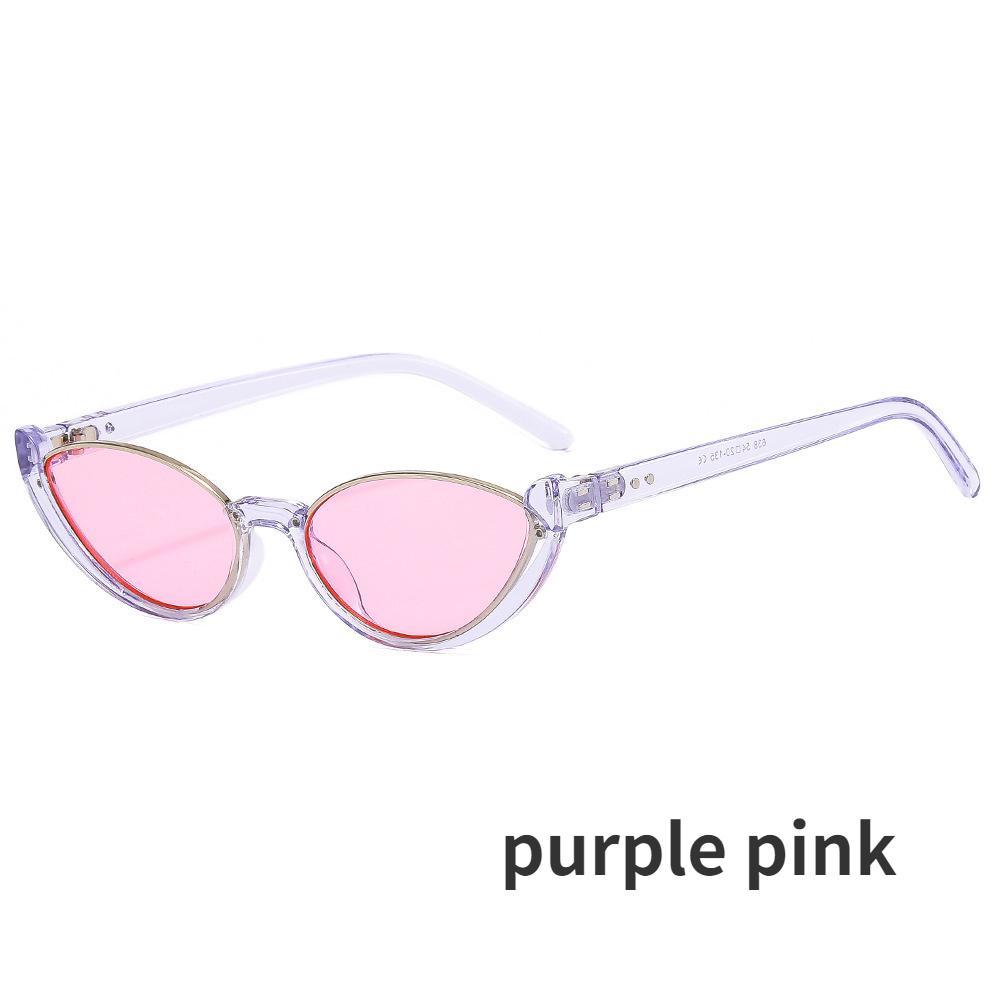 

Половина кадра кошачий глаз солнцезащитные очки женские модные винтажные уличные солнцезащитные козырьки модные роскошные брендовые дизайнерские солнцезащитные очки UV400 as picture