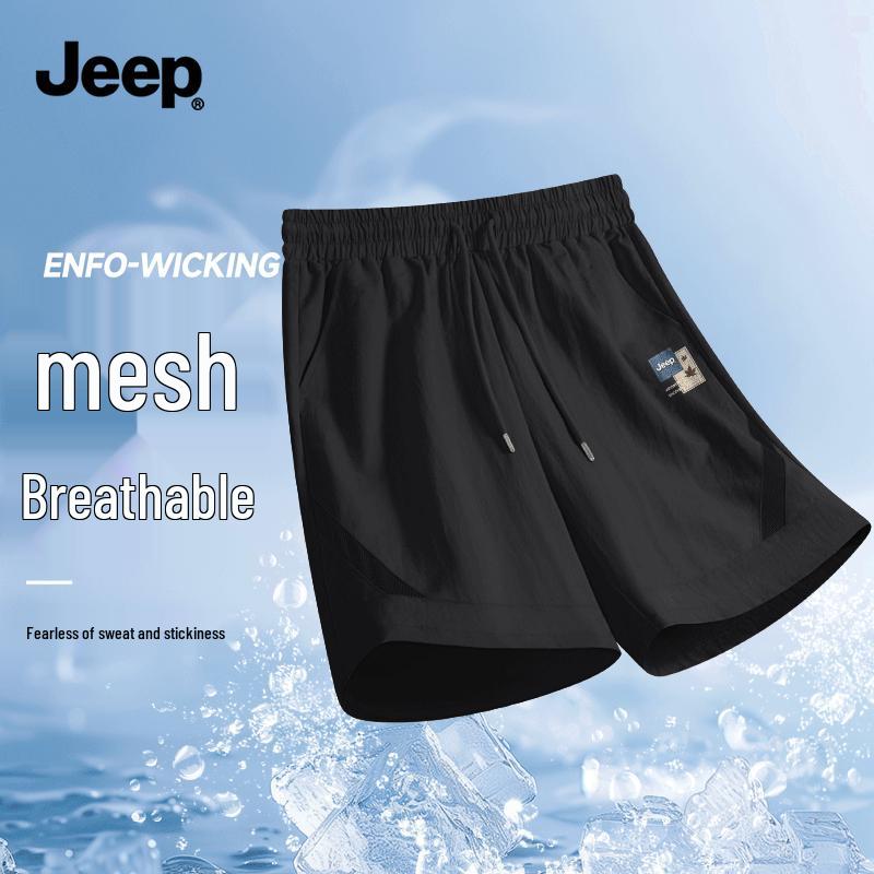 Jeep Men's Mesh Breathable Casual Shorts