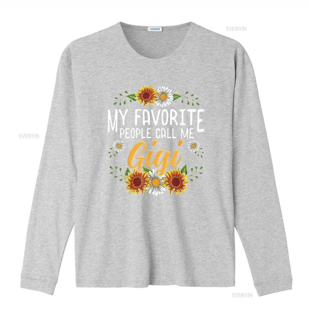 Womens My Favorite People Call Me Gigi T Shirt Mothers Day s Black 2XL vintage Washed homme Soft graphic Slightly Unisex