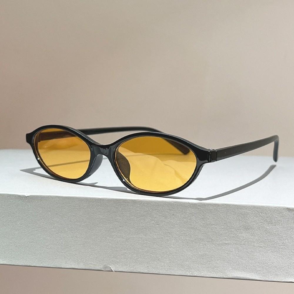 Sexy UV Protection Sun Glasses Small Frame Oval Frame Cycling Eyewear Outdoor Street Photography Women Sunglasses Women