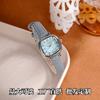 Simple And Fashionable Red Strap, High-Value Quartz Watch, Female Light Luxury Niche Student Women'S Watch