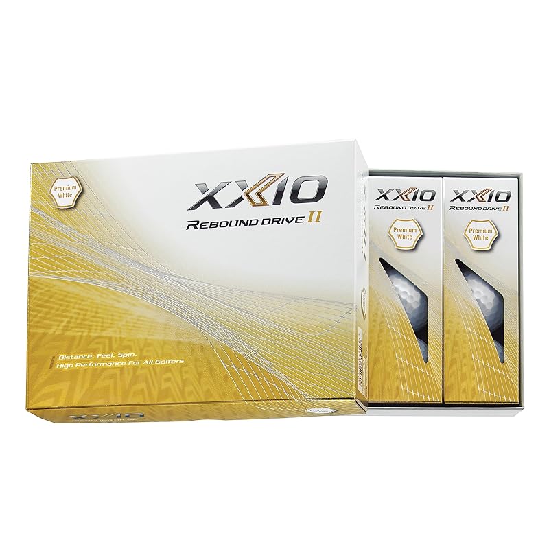 

dunlop golf balls XXIO REBOUND DRIVE2 2023 model 1 dozen (12 pieces) premium white