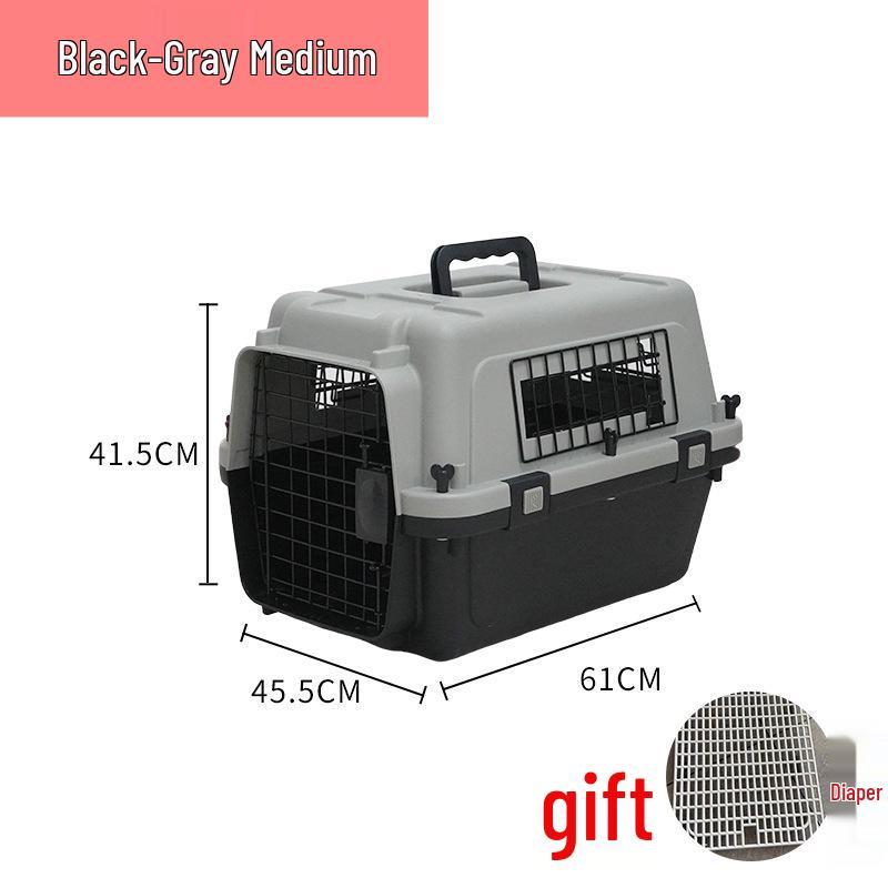 Tragbare Air China Haustiertransportbox: Katzen- & Hundekäfig für Reisen