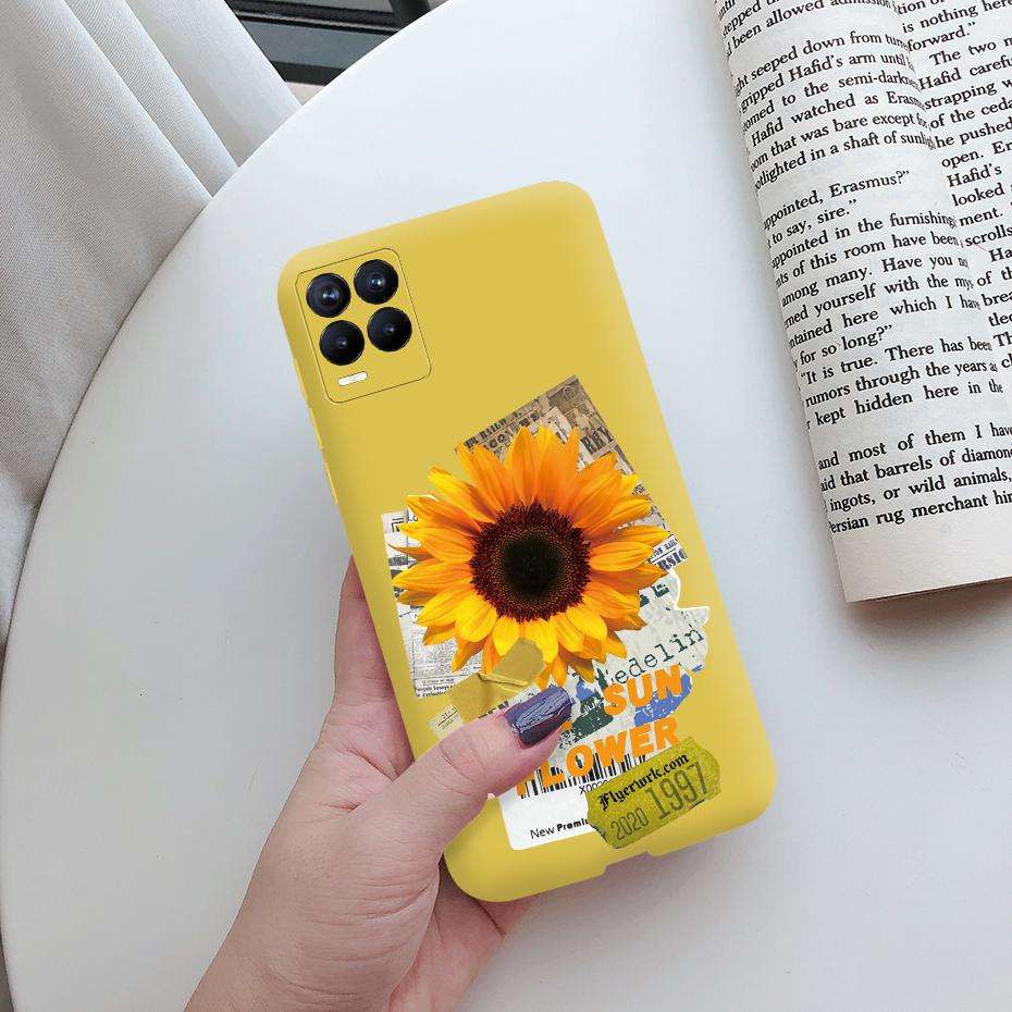 For Oppo Realme 8 Pro Case Cute Painted TPU Silicone Shockproof Soft Back Phone Cover for Realme 8 Pro Global Version 6.4" Case