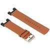 Leather Watch Band Wrist Watch Bands Double Sided Smartwatch Strap Replacement for Amazfit T Rex ProBrown