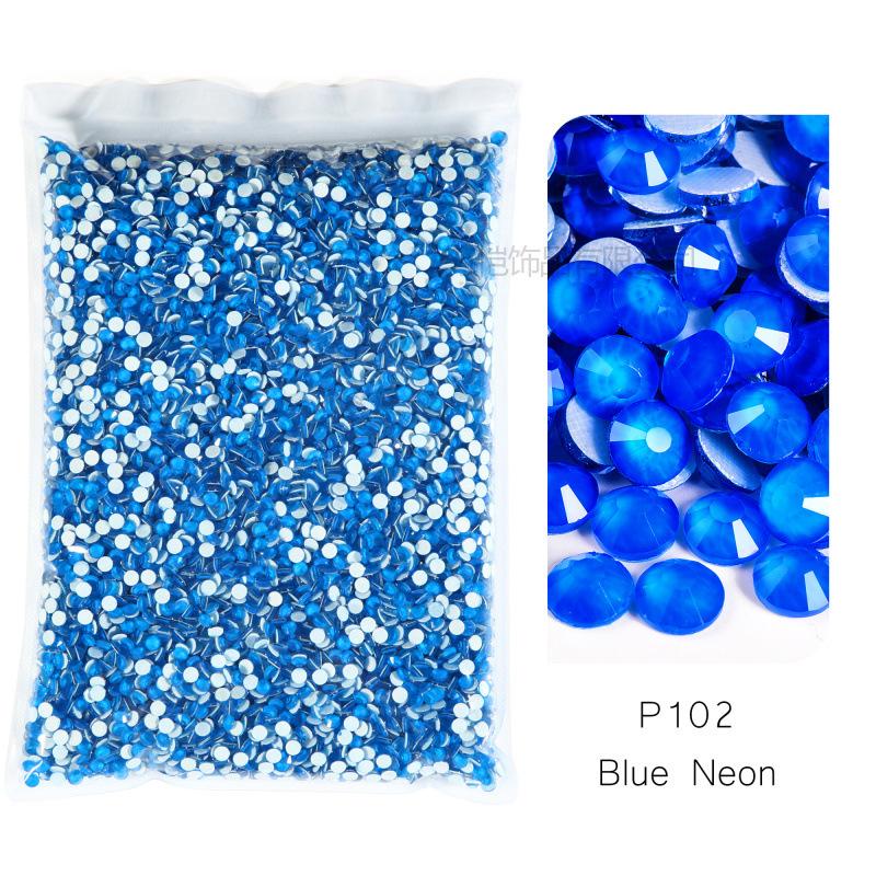 Large Packaging Uniform Glass Imitation Austrian Hot Diamond, Hot Melt Adhesive Bottom Diy Clothing Shoes And Hats Jewelry Rhinestone