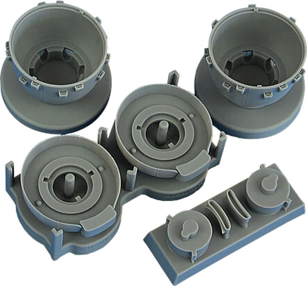 Quickboost Cowling Cooling Flap Closed Plastic Model Parts QIC72735 1/72 B-25H/J & Set, (for Hasegawa)