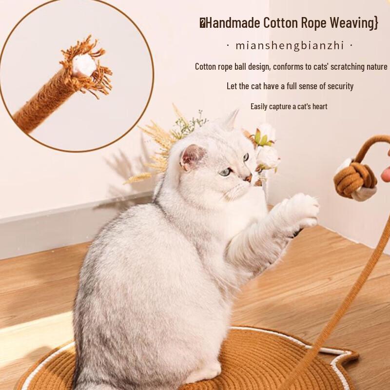 Durable Woven Cotton Rope Cat Scratcher Mat