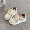 22 Spring, Summer, Autumn and Winter New Board Shoes Student Shoes Low-top Round Head Ribbon V