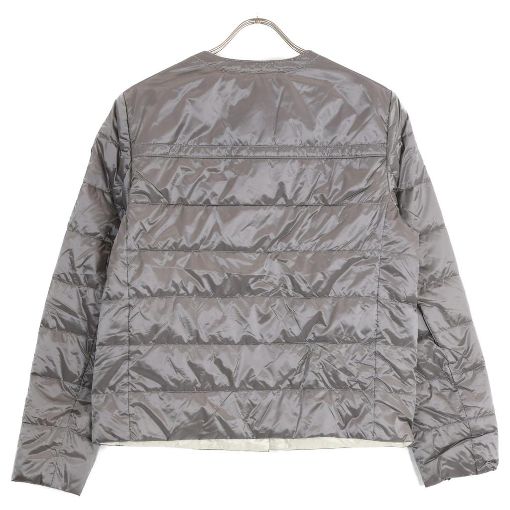 Prada [Domestic Regular] 29B831 Collarless Light Down Jacket 42 SilverUsed