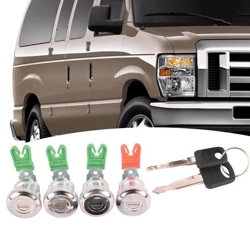 Convenient Key Set Convenient Lock Key Set 703369 DL5886 Ignition Lock Door Lock set Vehicle Spare Part for E150 E250