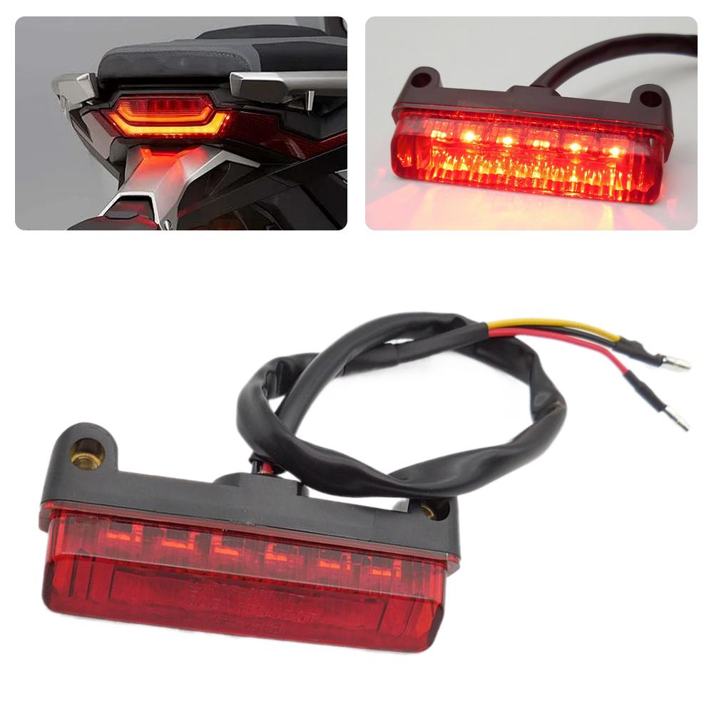 Motorcycle LED Tail Light Off-Road Vehicle Electric Decorative Light Motorcycle Plate LED Bike Light Modified License Brake G4A1