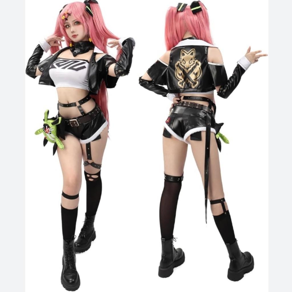 Nicole Demara Cosplay Costume Jeu Zenless Zone Zéro Nicole Cosplay Costume Collab Perruque Ensemble Complet Uniforme Carnaval Anime Halloween