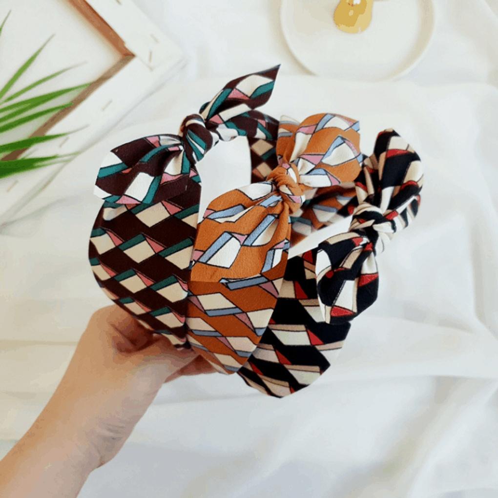 Bandana Hairband Headband Paisley Turban Twisted Square