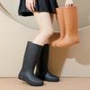 Women's Fashionable Anti Slip And Wear-resistant High Tube Rain Shoes