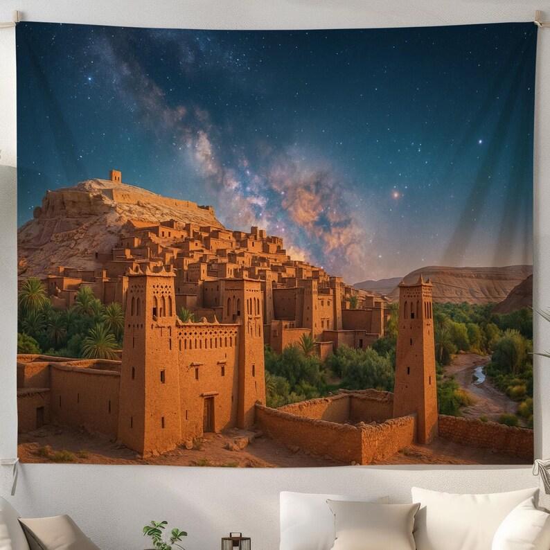 Morocco s Kasbah tapestry 75x100 чёрный