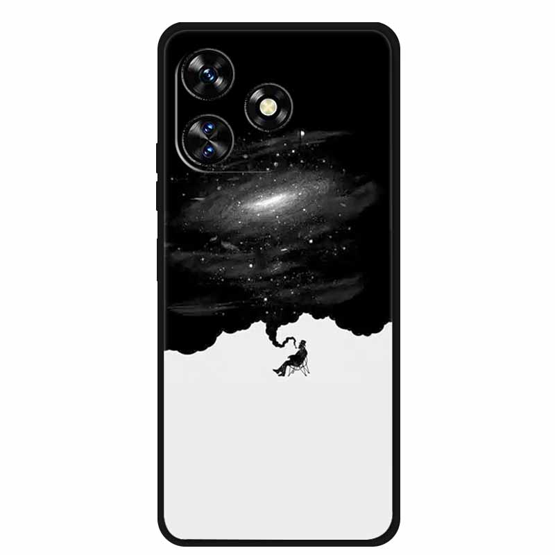 Für Oukitel C51 Hülle Luxus TPU Weiches Silikon Handyhüllen für OukitelC51 C 51 Schutz Stoßfest Rückseite Bumper Cool Coque