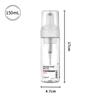 Foam Pump Bottle Travel Foaming Dispenser Hand Soap Lash Cleanser Shampoo Mousse Refillable Pump Containers