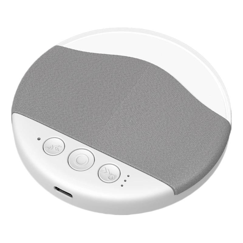 Thin Warm Light Pillow Speaker With White Noise Function Wireless Sound Box For Relaxation Sleep In Bedroom Or Travel