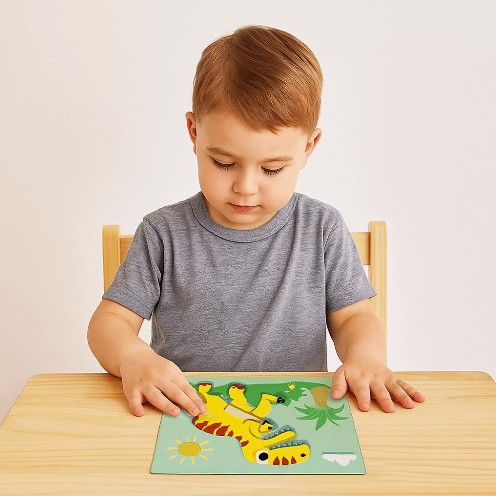 Children Toys Cartoon EVA Foam Sticker 3D Reusable Montessori Educational Toys Safe Material Funny Kindergarten Toys Boys Girls