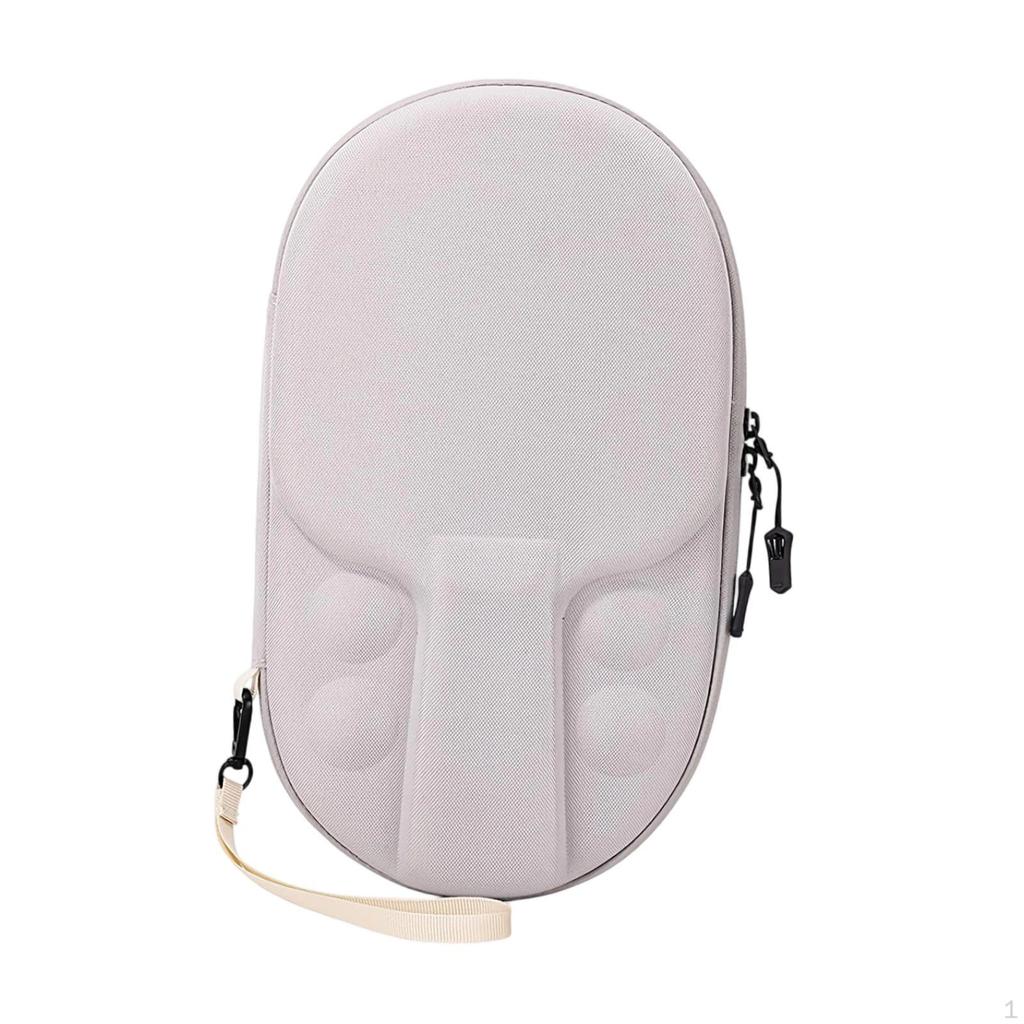 Lightweight, High-quality Table Tennis Racket Case, Holds 2 Paddles And 4 Balls, Ideal for Travel.