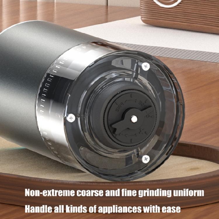 Portable Coffee Bean Grinder Efficient Electric Coffee Grinder with Adjustable Setting for Freshness Grounds