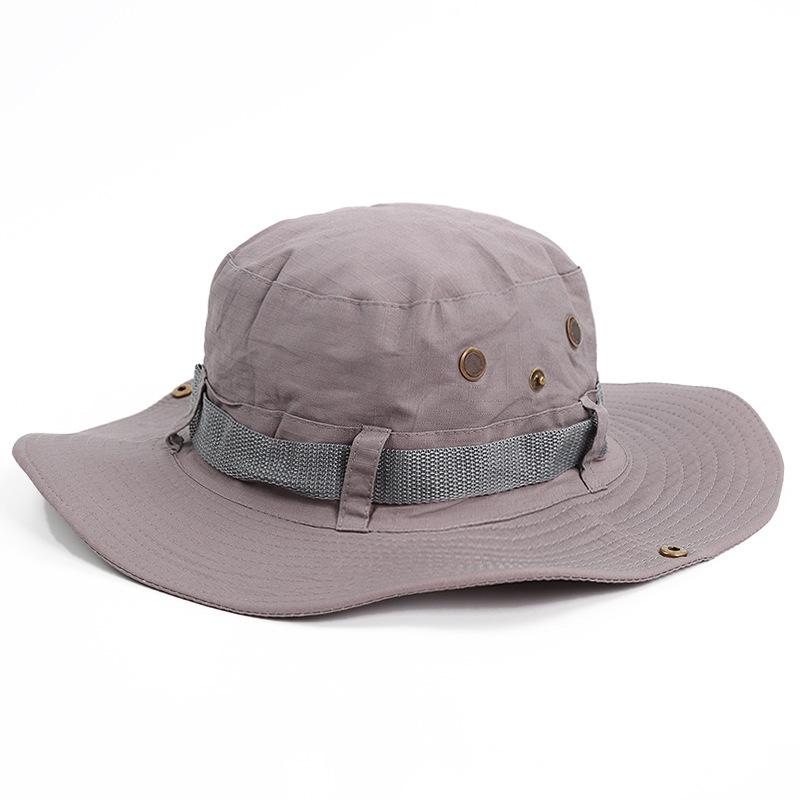 New Summer Fashion Unisex Camouflage Tactical Army Bucket Hats Men Hiking Hunting Panama Cap Outdoor Anti Uv Fisherman Hat