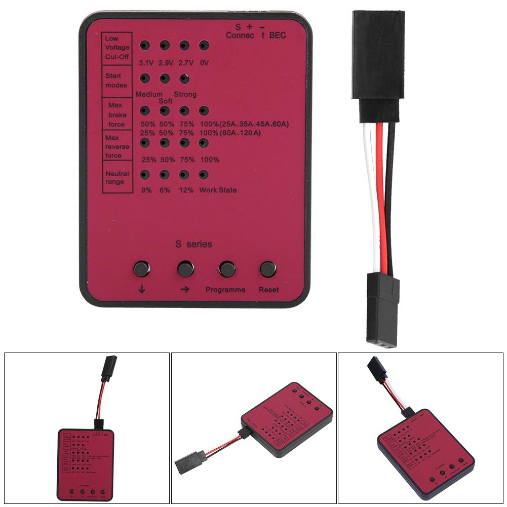1:10 RC Car Programming Card Remote Control Accessory for Electronic Speed Controller