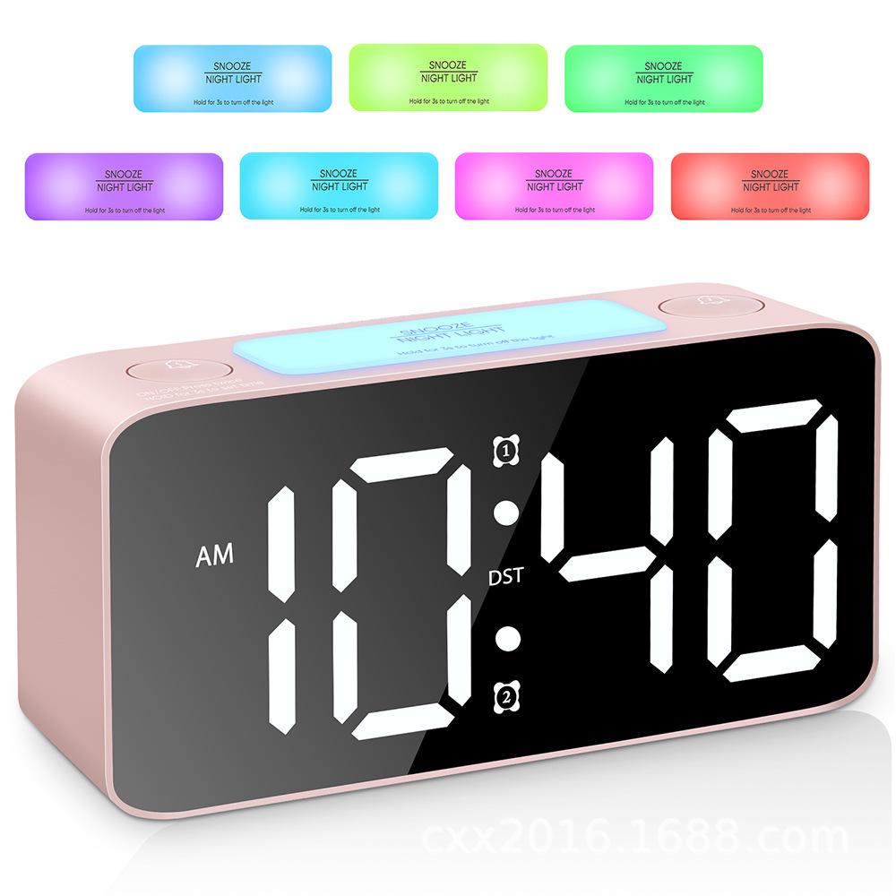 Vibration Alarm Clock 15 Colors Large Sound Large Characters Large Screen Blind Products