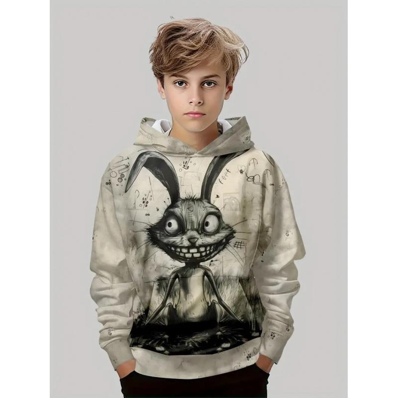 

Hot-selling Children s Clothing 3D Cartoon Anime Digital Print Sweatshirt Casual Style Tiger Sweatshirt 160cm