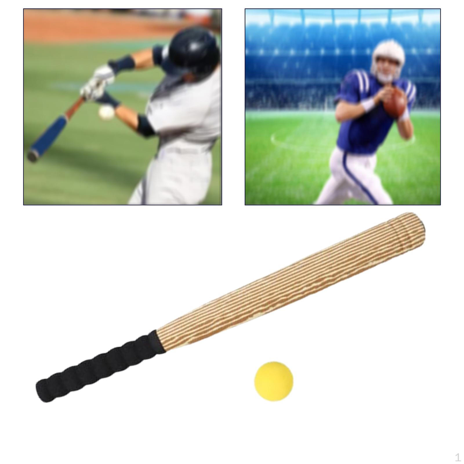 

Baseball Bat And Ball Combo for Outdoor Fun Wood Grain Color