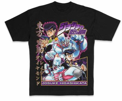 Jojo's bizarre adventure anime T-Shirt Shirt Unterhemd Kostüme Baumwolle Baumwolle
