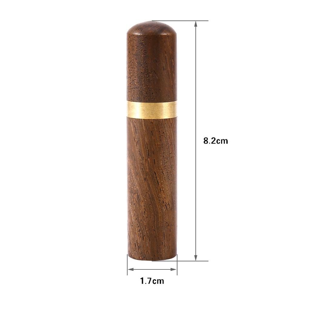 1pc Natural Wood Toothpick Holder Capsule Case Portable Handmade Craft Outdoor Use