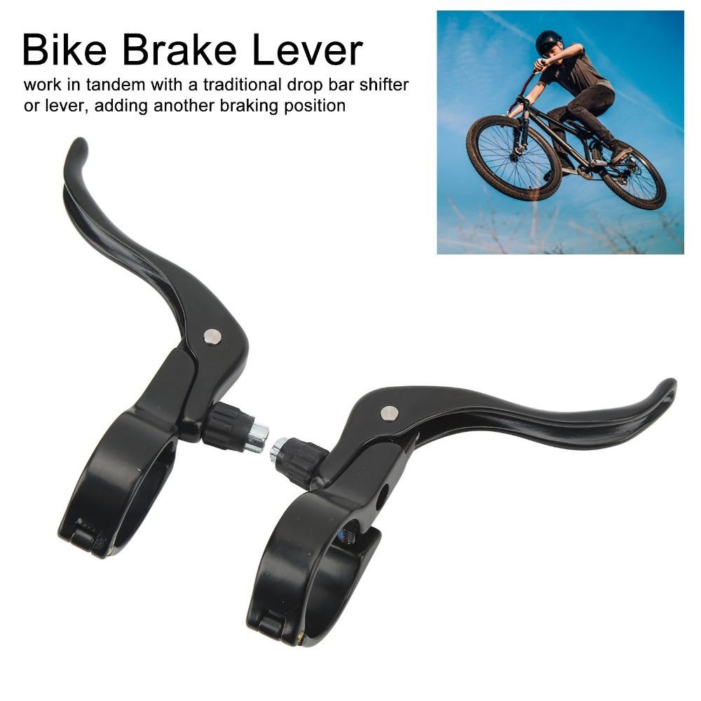 1 Pair Aluminum Alloy Bike Brake Lever Bike Handlebar Brakes Bike Handlebar Accessory