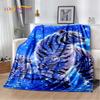 Beast Animal Tiger, Sabretooth Cartoon Soft Plush Blanket,Flannel Blanket Throw Blanket for Living Room Bedroom Bed Sofa Picnic