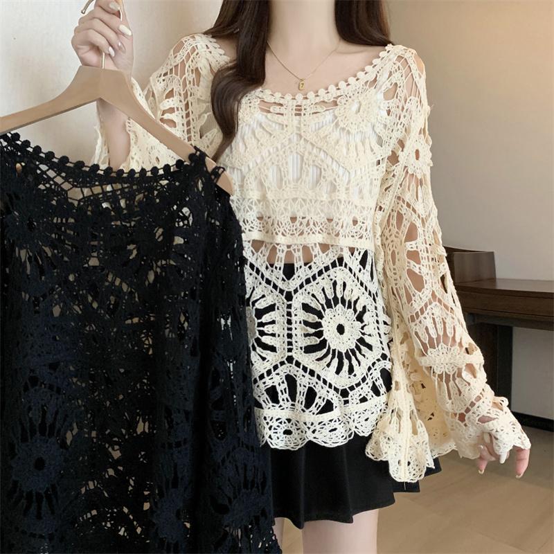 Dimanaf 2025 New Summer Women T-Shirt Bat Sleeve Basic Fashion Tops Lace Tees Casual Loose White Tees